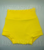 Yellow Bummies, Yellow Bloomers, Baby Bummies, Yellow Diaper Cover, Sunshine Yellow Diaper Cover, Baby Shorts, Bloomers, Yellow Shorts
