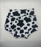 Cow Print Bummies, Cow Bloomers, Baby Bummies, Cow Diaper Cover, Cow Print  Diaper Cover, Baby Shorts, Bloomers, Animal Print Shorts