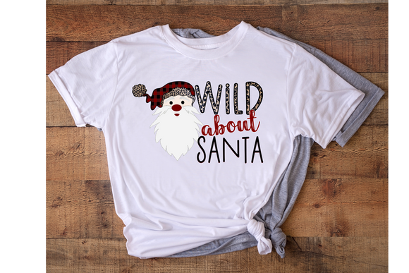 Wild About Santa Screen Print Transfer - RTS